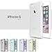 iPhone 6 Case,5 Pack Ace Teah Ultra Thin iPhone 6 Case Crystal Clear Hard Back Panel Shock Absorbing Colored Protective TPU Bumper Case for iPhone 6 6s (4.7 inch)- Black, White, Purple, Cyan, Green