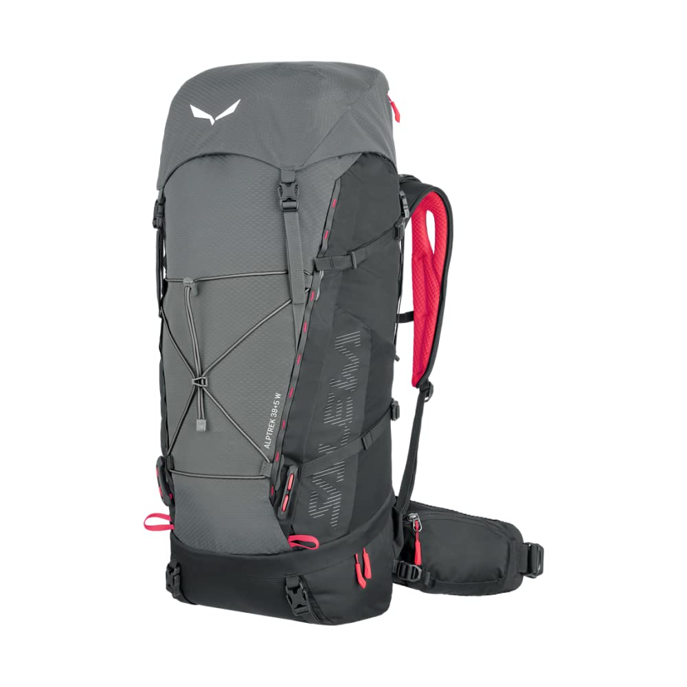 Salewa Alptrek 38+5 L Women'S Backpack, Quiet Shade/Fluo Coral, Unisex, Female