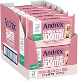 Andrex Fresh & Sensitive Hygiene Wipes 12 Pack Flushable Moist Toilet Tissue view 2