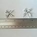 100 Pcs Mini Silver Ribbon Bows Crafts Party Decoration