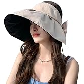 Sun Visor Hats for Women Wide Brim UPF 50+ Bucket Hats Summer Visor Caps Beach Hat Packable UV Protection Fishing Hiking Hat