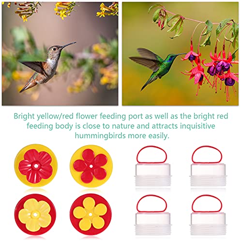 Hummingbird Ring Feeder Hummingbird Hand Feeder for Outdoors Flower Hand  Held Hummingbird Feeding Tools Mini H