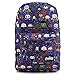 Loungefly Avengers Chibi Print Nylon Backpack (One Size, Multi)