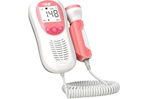 HANVTI Fetal Heartbeat Monitor Belt Baby Heartbeat Monitor Bandage for Pregnancy Women Easy to Operate XLCD-S02