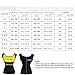 Women's Hot Sweat Slimming Neoprene Shirt Vest Body Shapers for Weight Loss Fat Burner Tank Top (Large, Black)
