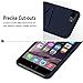 Compatible with iPhone 8 Plus / 7 Plus Case, Cobble Pro Premium Handcrafted Leather Textured Back Cover with ID Credit Card Slot Holder Compatible with iPhone 8 Plus / 7 Plus (5.5