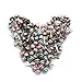 24pcs Mixed Colors 6mm Scrapbooking Pearl Brads Paper Fasteners