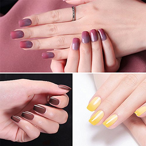 Oksale® 7ML Temperature Change Gel Nail Polish Nail Art Gel Polish UV LED Gel/30 Colors (T25) - Thumbnail 3