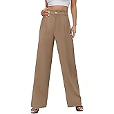 Am Direct Wide Leg Pants for Women Trendy High Waisted Business Casual Outfits Work Pant Trousers
