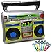 Inflatable Boom Box 80s 90s party decorations + 2 Inflatable Microphones 80s themed Party Props Inflatable Decorations