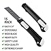 15 Pack - Utility Knife Box Cutter (18mm Retractable Blade Box Cutters with Bonus 15 Replacement Blades) Perfect for Moving, Cutting Cardboard Boxes, & DIY Projects