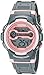 Armitron Sport Women's 45/7064SGY Pink Accented Digital Chronograph Grey Sparkled Resin Strap Watch