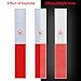 2 In x 160 Feet Waterproof Reflective Tape Conspicuity Caution Tape for Tailers, Car, Truck, Red and White