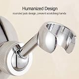 Queta Adjustable Copper Chrome Shower Head Holder 22.2mm Hole Wall Bracket view 2