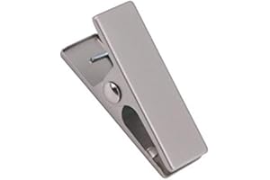 NAHANCO FITTING CLIP BC12 Fitting Clips for Alterations, Brushed Chrome (Pack of 12)