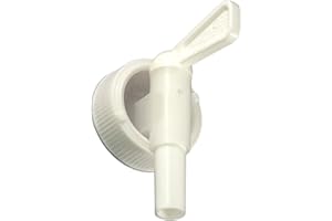 HE HUDSON EXCHANGE Hudson Exchange 38mm Quick Serve Tap for Bottles, Containers & Hedpaks, White, 8 Pack