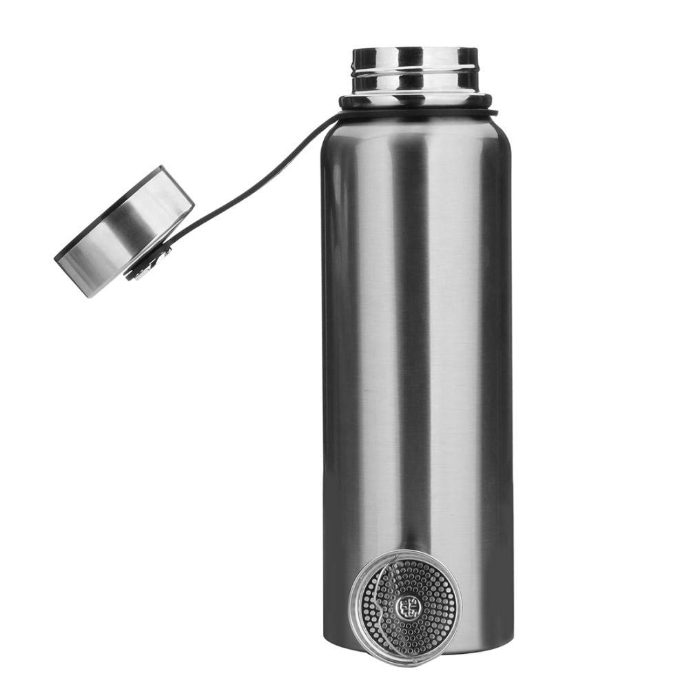 1.5L Metal Water Bottle Stainless Steel Vacuum Flask, Non-Leak Sports Water Bottles Drinks Bottle for Running, Gym, Cycling Multiple Specifications