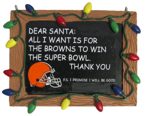 Cleveland Browns Chalkboard Sign