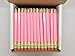 Express Pencils Half Pencils with Eraser - Golf, Classroom, Pew, Short, Mini - Hexagon, Sharpened, Non Toxic, #2 Pencil, Color - Pastel Pink, (Box of 48) Golf Pocket Pencils