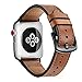 ZEIGER 38MM 40MM or 42MM 44MM Calfskin Leather Band for All iwatch Versions Variety of Styles and Colors Genuine Leather Watches Strap for IWatch Sport, Edition, Series 4, Series 3, Series 2, Series 1