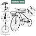 Kshioe Bicycle Plant Stand Holder Rack Ideal for Indoor Outdoor, Blackthumb 2