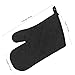 VEEYOO 100% Cotton Oven Mitts Terry Heat Resistant Oven Gloves for Kitchen Set of 2, 7 x 12