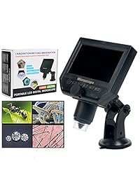 yaeccc portátil microscopio digital Vedio de la cámara microscopio estéreo 3,6 MP 600 x zoom Sensor LCD kit with1080p 720P VGA para qc industrial Collection Inspección Multi Uso Smart Microscopio