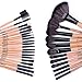 Vander 32 Pieces Makeup Brushes Handle Premium Cosmetics Brush Set Professional Wood Synthetic Kabuki Foundation Blending Blush Concealer Eyeliner Face Liquid Powder Cream Brushes Kit With Pouch Bag.