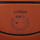 Wilson NBA Authentic Series Outdoor Basketball Size 7 Tackskin Brown view 10