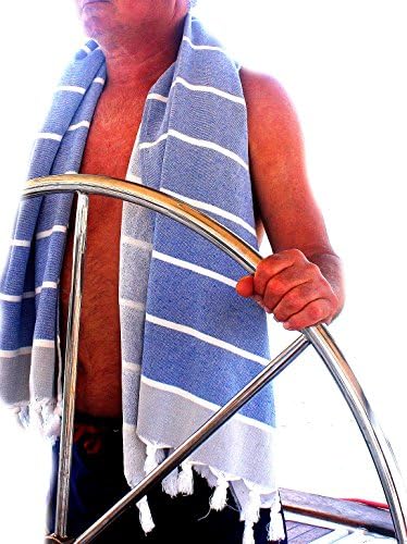 Mister Alfresco 35.5-Inch-by-67-Inch Beach Towel, Large, Sea Green