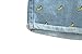 Tengo Women Banana Embroidered Curling 100% Cotton Denim Shorts (XL, Light blue)