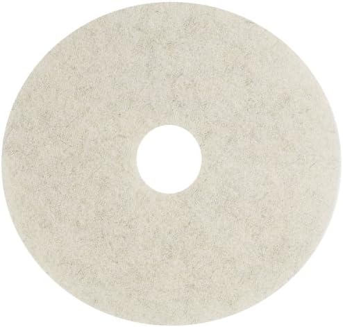 Glit 23421 TK Polyester Blend Jackeroo Lite Natural Hair Floor Pad, Synthetic Blend Resin, Kaolin Grit, 18" Diameter, 1000 to 3000 rpm (Case of 5)