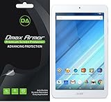 [3-Pack] Dmax Armor Acer Iconia One 8 B1-850 Screen Protector, Anti-Bubble High Definition Clear Shield - Lifetime Replacements Warranty- Retail Packaging