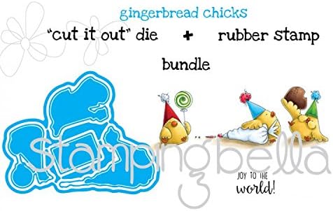Stamping Bella Stamp &amp; Cut It Out Die Set - CC Gingerbread Chicks (Kit)