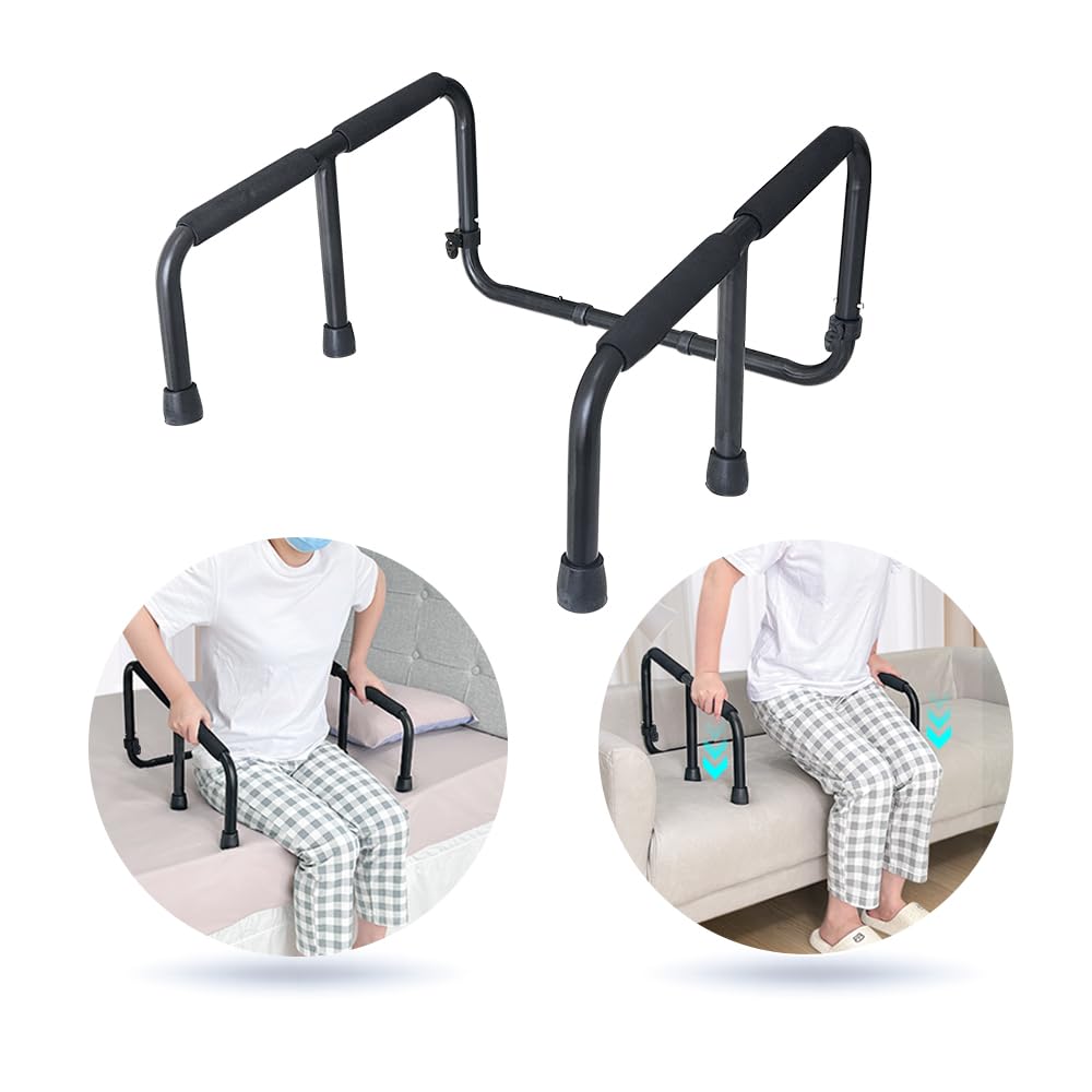 Mybow Couch Rails for Elderly, Standing Helper, Chair Lift Assist Devices for Seniors, Handicap Couch Cane, Stand Up Mobility Aids, Seat Lifter for Chair, Couch Grab Bar, Portable Standing Frame