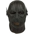 Trippy Lights Black Super Villain Super Hero Overhead Latex Mask