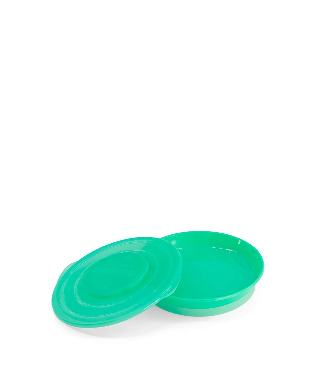 Twistshake Baby Plate with Airtight Lid | Food Plate for Children | BPA-Free Baby Weaning Plate | Food Training Plate for Kids | 6 Month+ Baby Feeding Plate | Newborn Essentials | Green