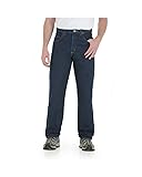 Wrangler Mens Relaxed Fit Jeans, Antique Navy, 38W