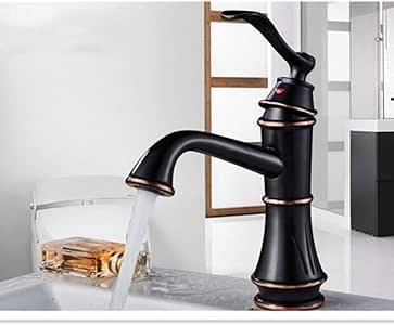 Grifos Grifos de lavabo Baño de latón niquelado cepillado Tipo de boca