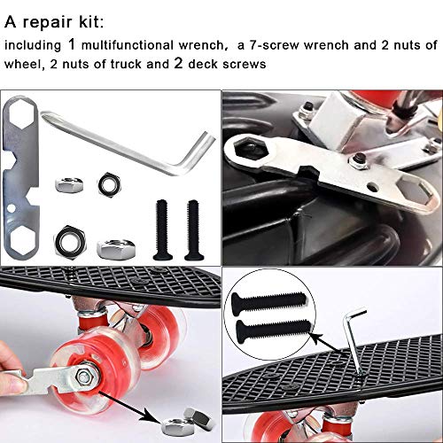 2 ToyerBee+Skateboards+Colorful+Skateboard+Beginners