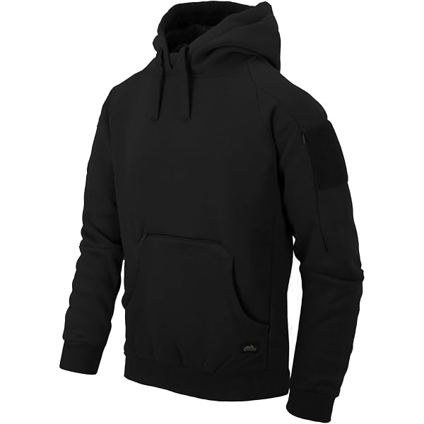 Helikon-Tex Men's Range Hoodie Top - Tactical Hoodie For Shooting & Outdoor Use, Shadow Gray/Black, With VersaStretch Panels - View #3