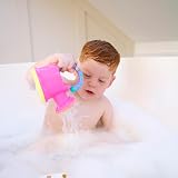 Nuby Fun Watering Can Baby Bath Toy Easy Hold Pink 6+ Months view 3