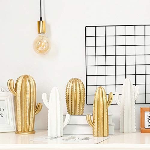 Amazon Com Ms Y Nordic White Golden Cactus Ornaments Celestial