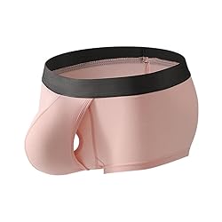 Cerahome Men's Boxers Briefs Fly Pouch Front Open