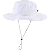 Home Prefer UPF50+ Mens Sun Hat Wide Brim Fishing Hat for Men UV Protection Womens Beach Bucket Hat for Golf Hiking Gardening