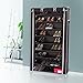 SONGMICS 10-Tier Shoe Rack, Shoe Organizer with Dustproof Cover, Non-Woven Shoe Storage Cabinet, Dark Brown URXJ36Z
