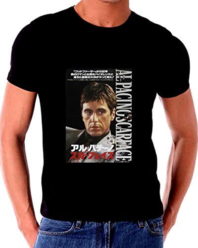 Scarface Japanese Movie Poster T Shirt Al Pacino Novelty