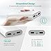 Portable Chargers Updated RAVPower 16750mAh External Battery Pack 4.5A Dual USB Output External Phone Charger Power Pack Power Bank (iSmart 2.0 Tech) for iPhone, iPad, Galaxy, Android Devices - White