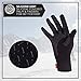 Aegend Running Gloves Women Men Touch Screen Cycling Sports Mittens Liners Warm Gloves, Black, Medium