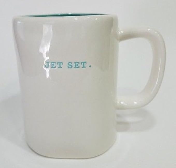 Rae Dunn "Jet Set" Coffee mug Kitchen & Dining